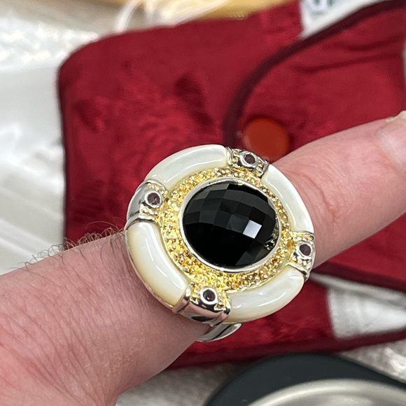 Striking Vintage Sterling Silver 925 Hong Kong Ring - Picture 16 of 16